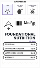 Load image into Gallery viewer, Foundational Nutrition Daily Packs
