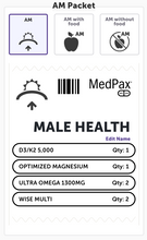 Load image into Gallery viewer, Male Health Daily Packs
