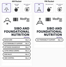 Load image into Gallery viewer, SIBO and Foundational Nutrition Daily Packs
